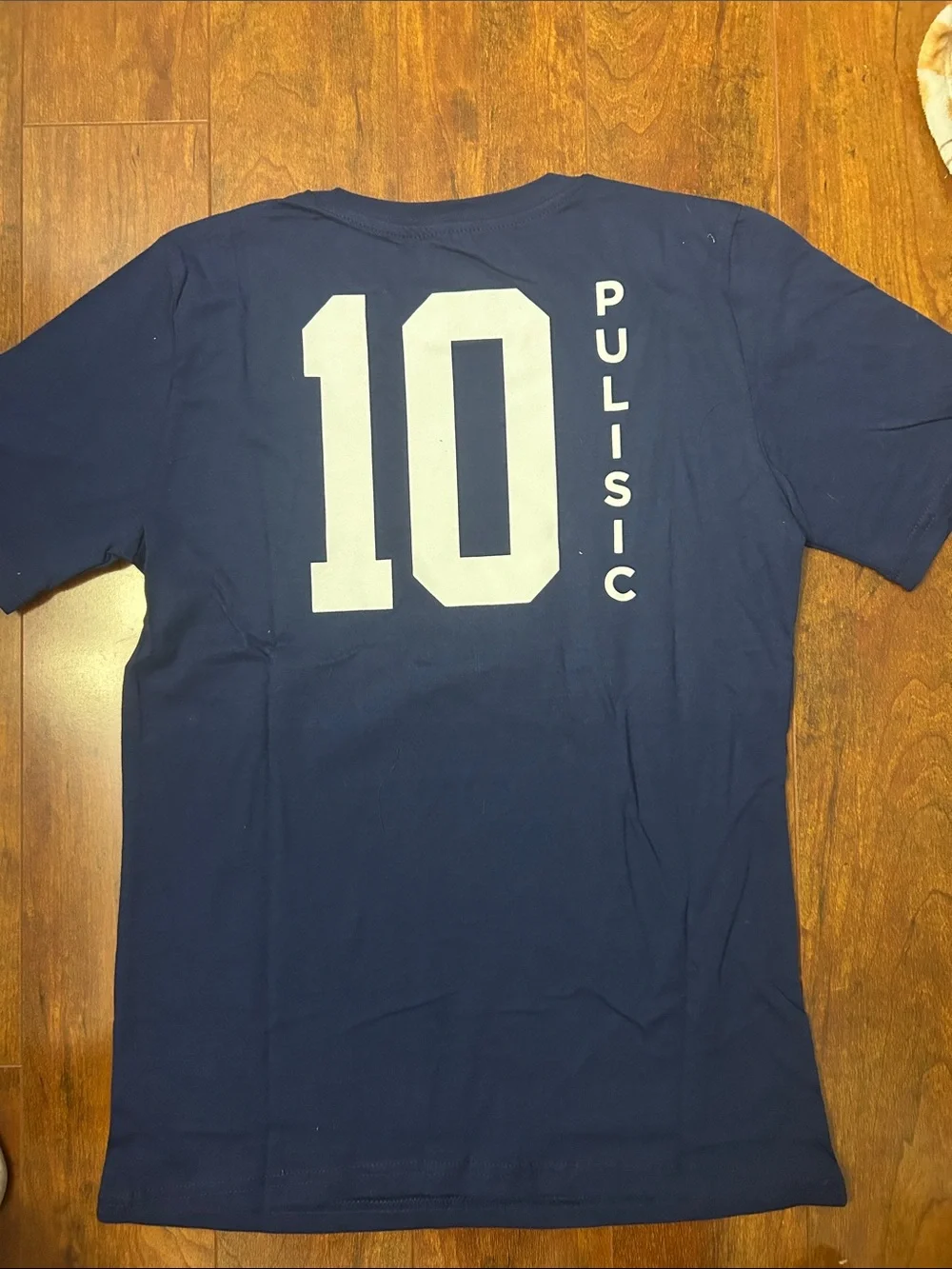 Kids Navy Blue Soccer Jersey T-Shirt - Number 10